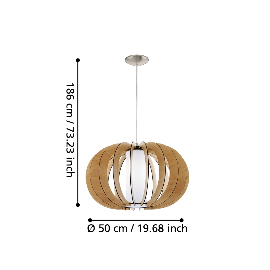 Eglo - Candelabro 1 1xE27/60W/230V