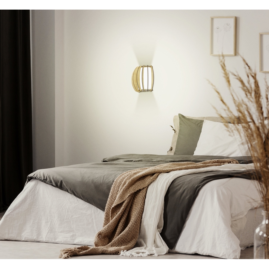 Eglo - Luz de parede 1 1xE27/60W/230V