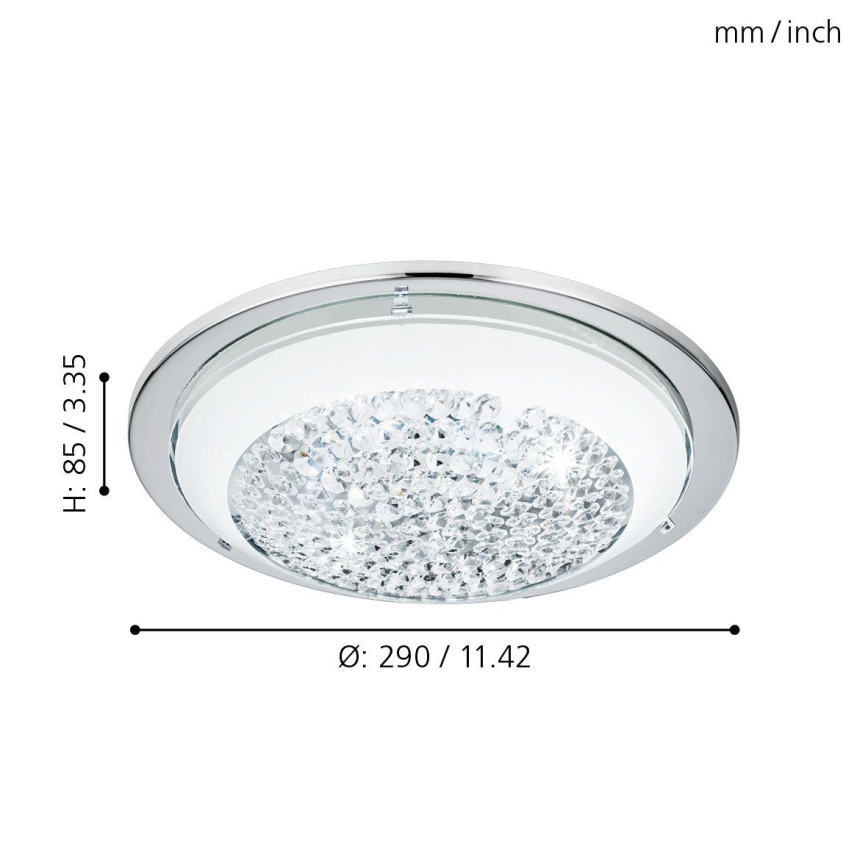 Eglo - Iluminação embutida de teto de cristal LED ACOLLA LED/8,2W/230V