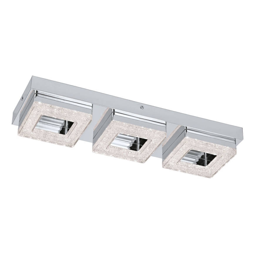 Eglo - Luz de teto de cristal LED 3xLED/4W/230V