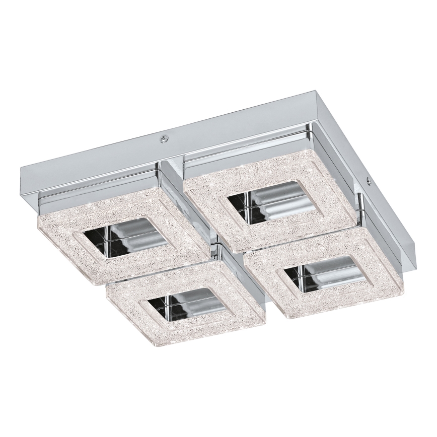Eglo - Luz de teto de cristal LED 4xLED/4W/230V
