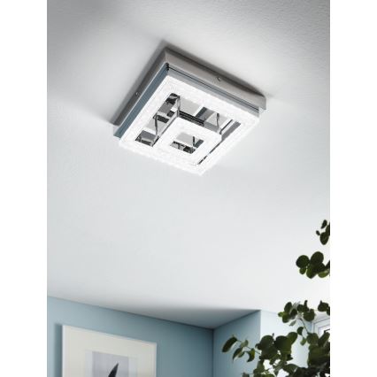 Eglo - Luz de teto de cristal LED LED/12W/230V