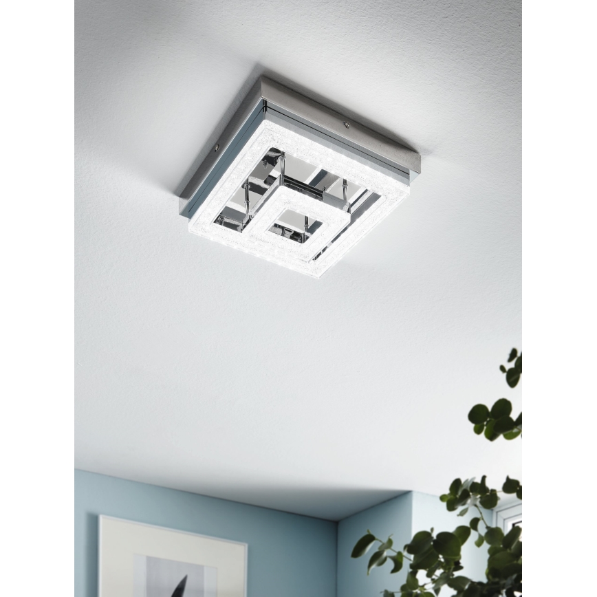 Eglo - Luz de teto de cristal LED LED/12W/230V