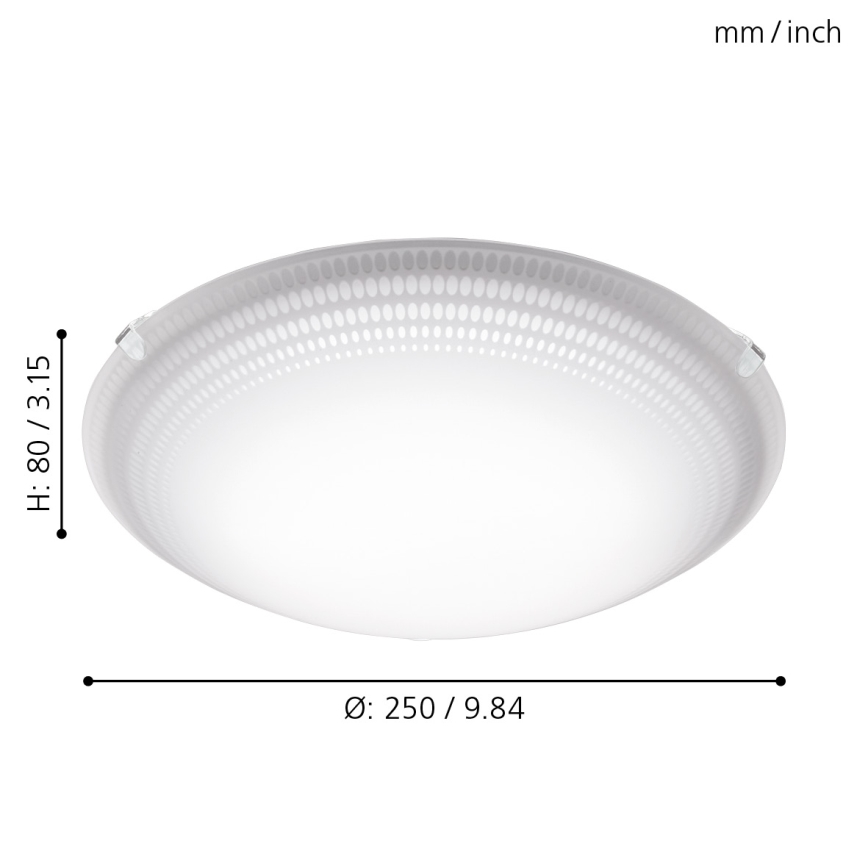 Eglo - Luz de teto LED 1 LED/8,2W/230V