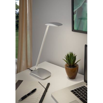 Eglo - Candeeiro de mesa fosco LED 1xLED/4,5W/USB