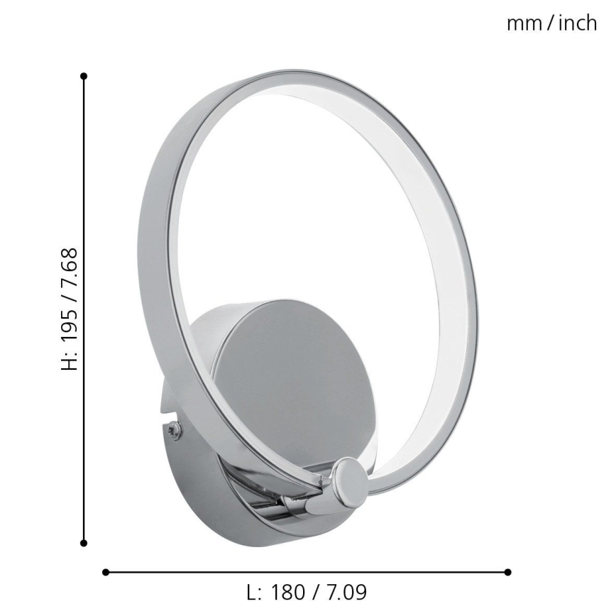 Eglo - Luz de parede LED LED/5W/230V