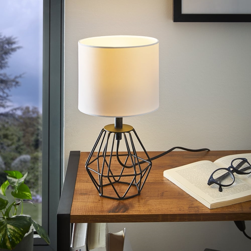 Eglo- Lâmpada de mesa 2 1xE14/60W/230V