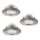 Eglo 95809 - CONJUNTO 3x Foco de encastrar LED PINEDA 1xLED/6W/230V