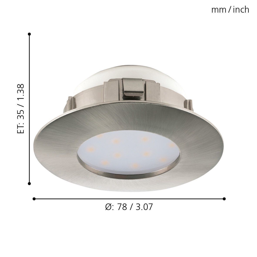 Eglo - Foco de encastrar LED 1xLED/4,9W/230V