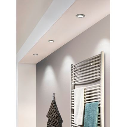 Eglo - CONJUNTO 3x Foco de encastrar LED PINEDA 1xLED/4,9W/230V