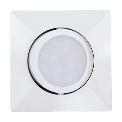 Eglo - CONJUNTO 3x Foco de encastrar LED PINEDA 1xLED/4,9W/230V