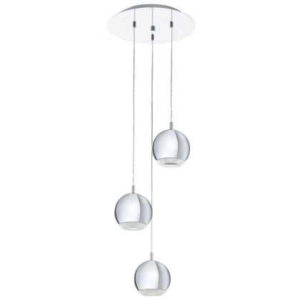 Eglo - Candelabro LED 3xGU10-LED/4W/230V