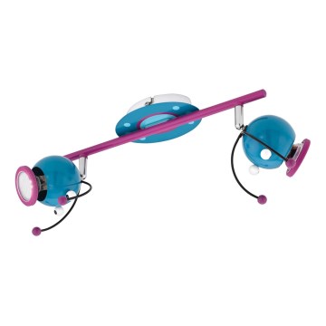 Eglo 95942 - Foco de criança LAIA 1 2xGU10-LED/3W/230V