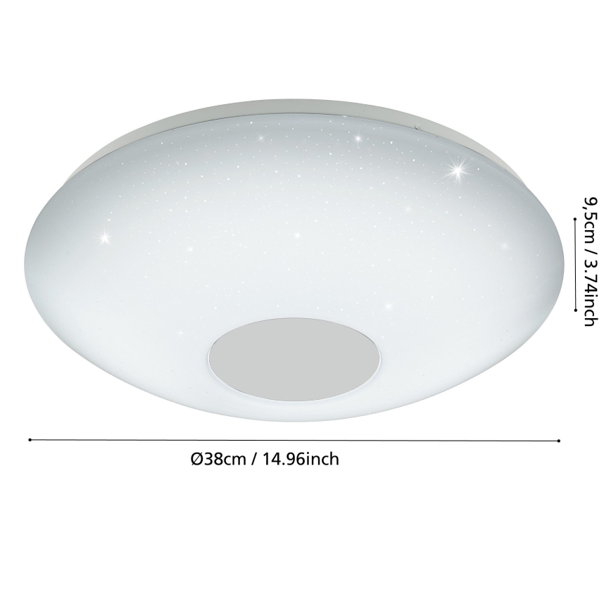Eglo - Luz de teto fosca LED 2 LED/20W/230V