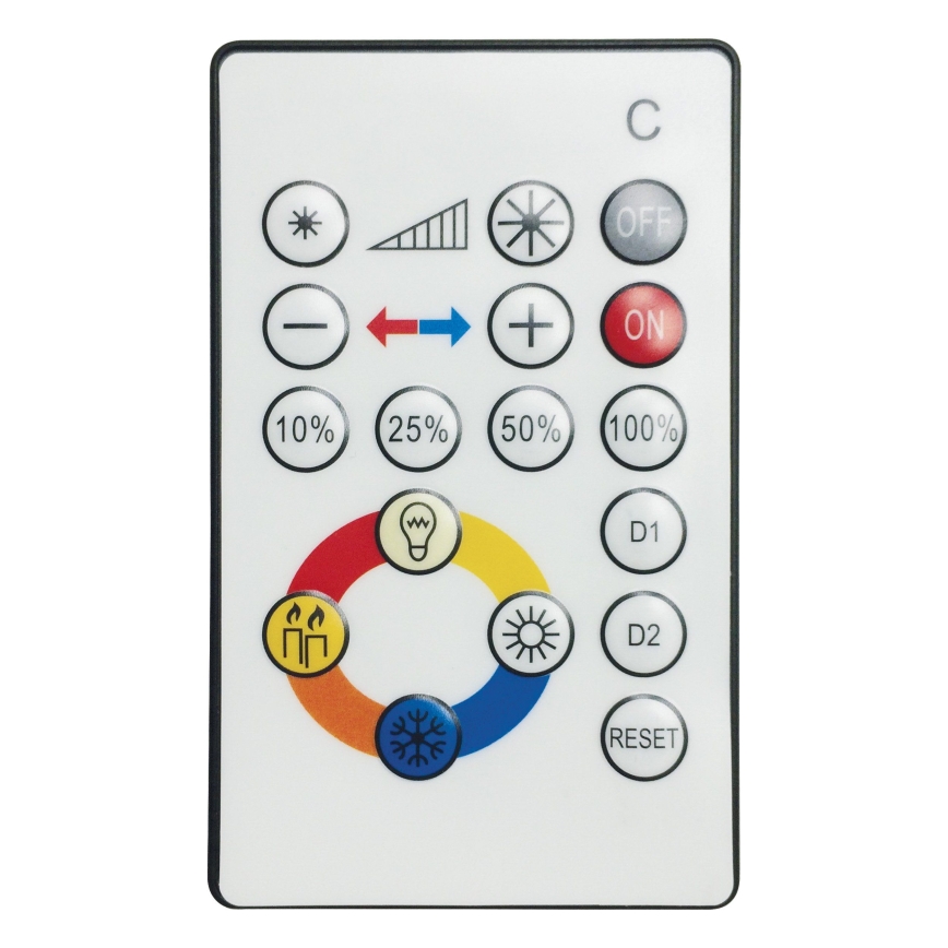 Eglo - Luminária de teto LED dimmerizável LED/20W/230V + controlo remoto