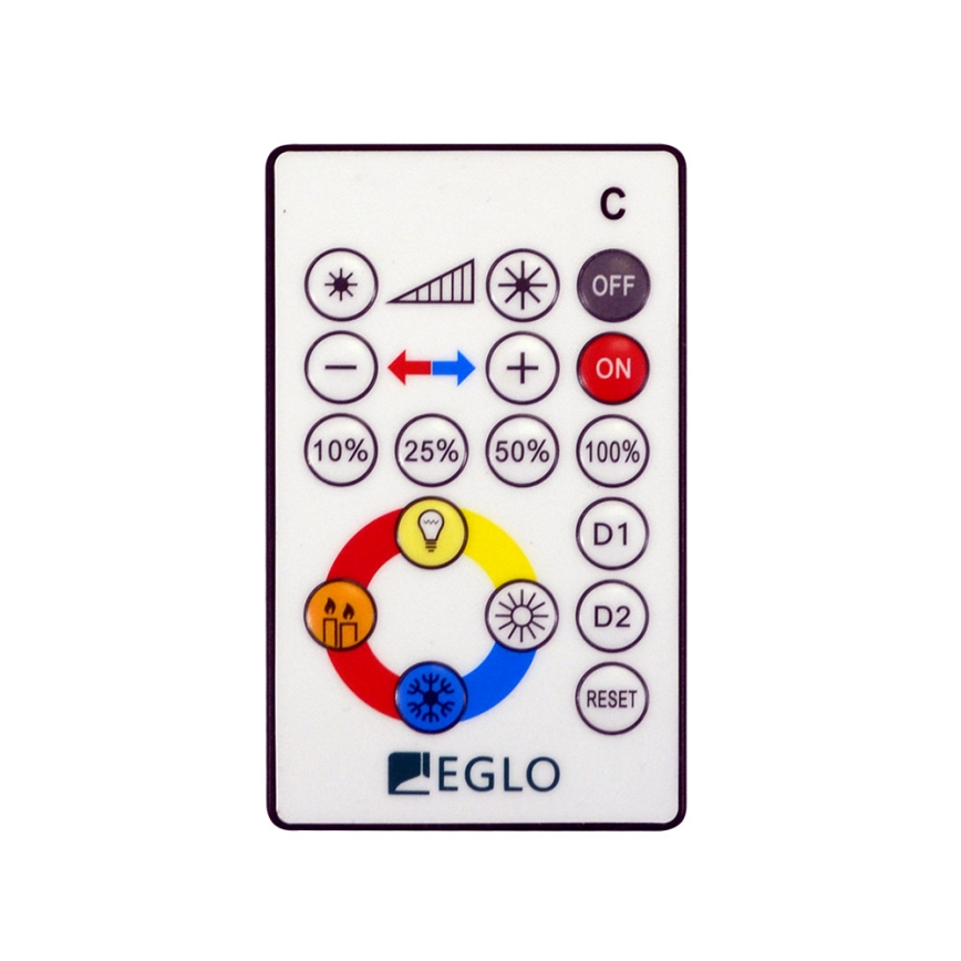 Eglo - Luz de teto fosca LED 2 LED/20W/230V