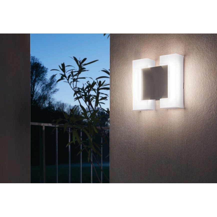 Eglo - Luz de parede LED de exterior 2xLED/4,8W IP44