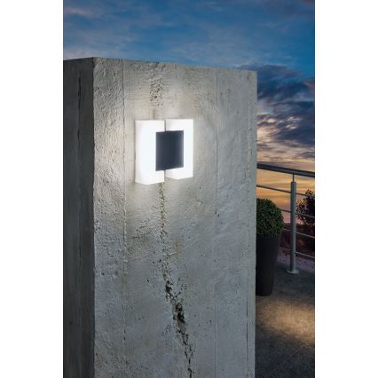 Eglo - Luz de parede LED de exterior 2xLED/4,8W IP44