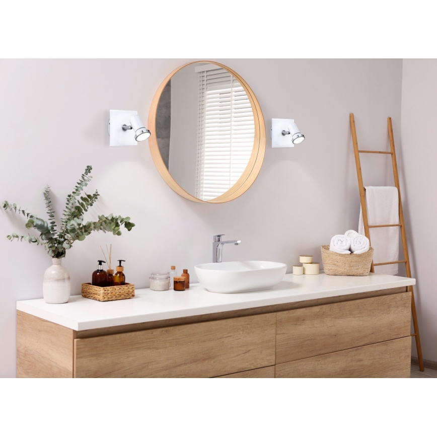 Eglo - Luz de parede de casa de banho LED 1 1xGU10-LED/3,3W/230V IP44