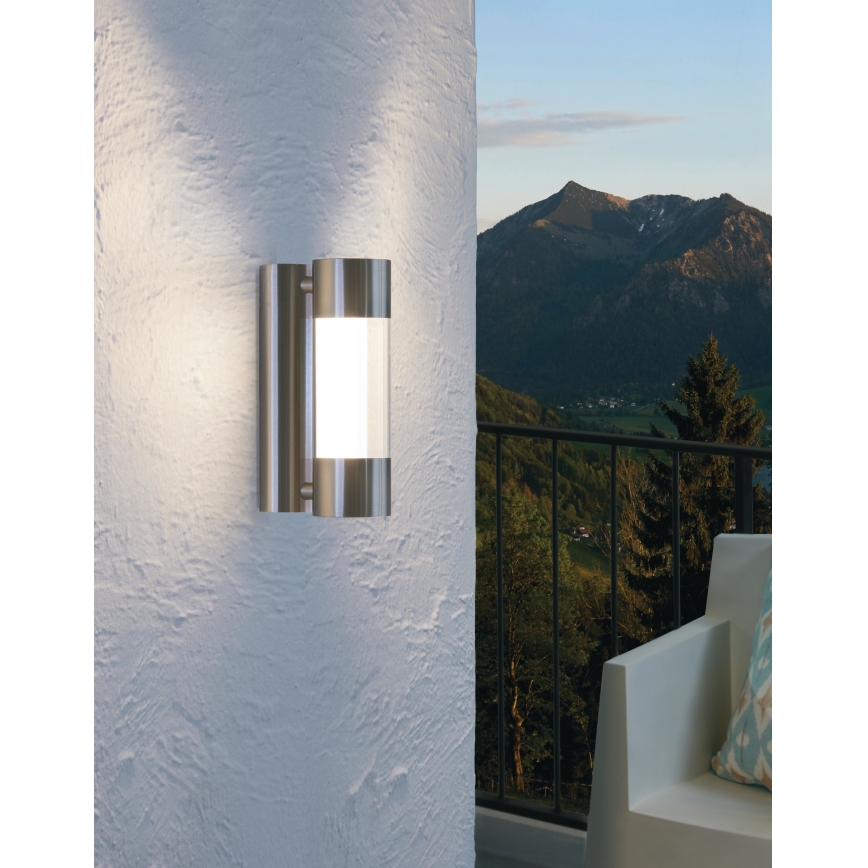 Eglo - Luz de parede LED de exterior 2xLED/3,7W IP44