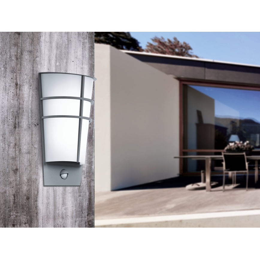 Eglo - Luz de parede LED de exterior com sensor 1 2xLED/2,5W IP44
