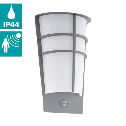 Eglo - Luz de parede LED de exterior com sensor 1 2xLED/2,5W IP44