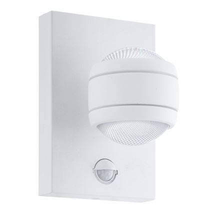 Eglo - Luz de parede com sensor LED de exterior 1 2xLED/3,7W IP44
