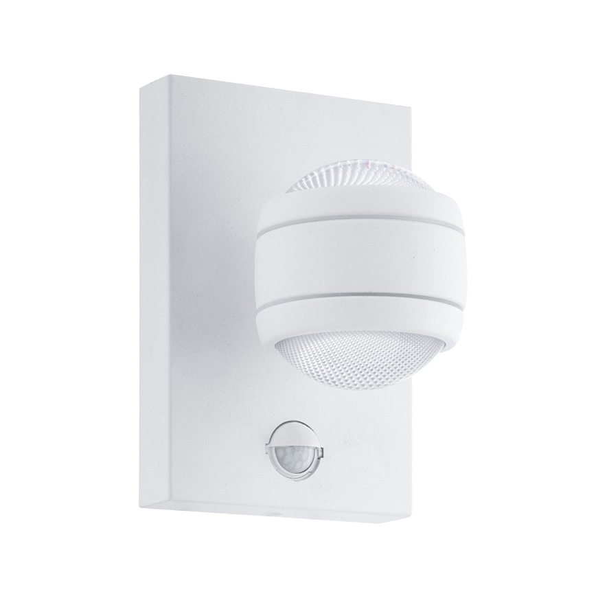 Eglo - Luz de parede com sensor LED de exterior 1 2xLED/3,7W IP44