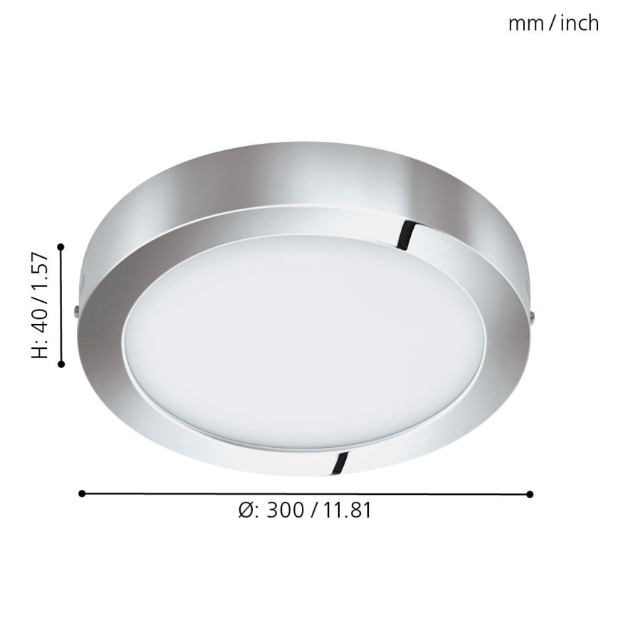 Eglo 96058 - Luz de casa de banho LED FUEVA 1 LED/22W/230V IP44