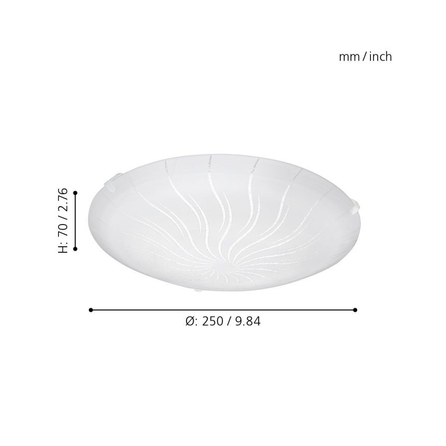 Eglo - Luz de teto LED 1 LED/11W/230V