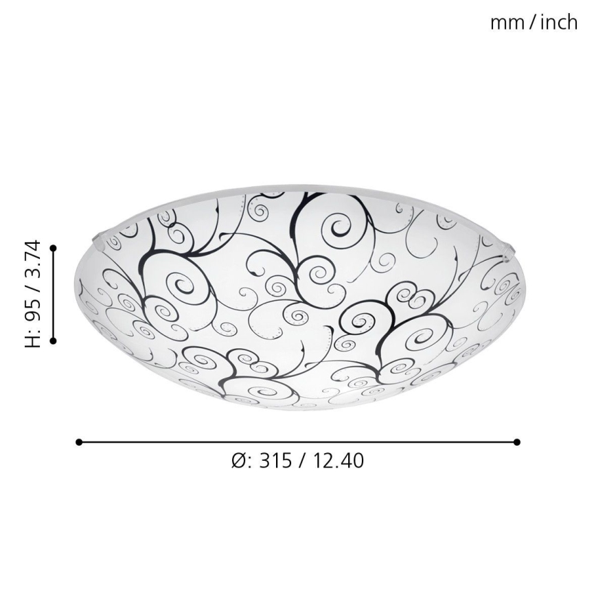 Eglo - Luz de teto LED 1 LED/11W/230V