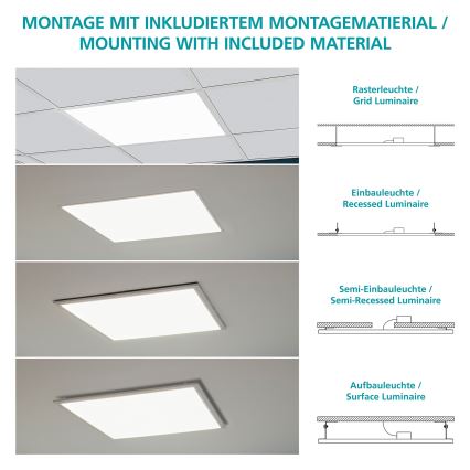 Eglo - Painel de teto LED LED/16W/230V