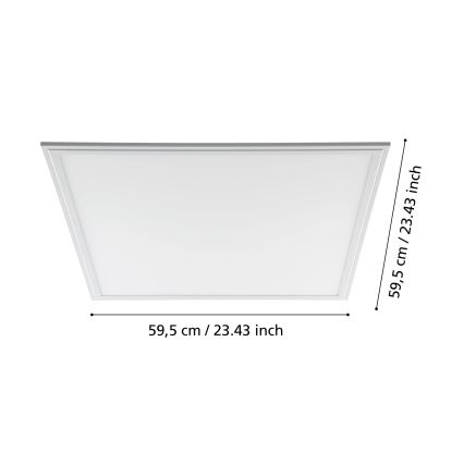Eglo - Painel de teto LED LED/40W/230V