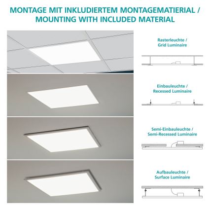 Eglo - Painel de teto LED LED/40W/230V