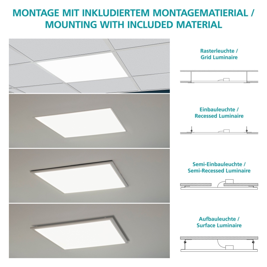 Eglo - Painel de teto LED LED/40W/230V