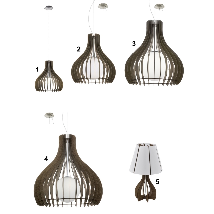 Eglo 96219 - Candelabro TINDORI 1xE27/60W/230V