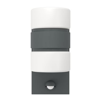 Eglo - Luz de parede com sensor LED de exterior 2xLED/6W IP44