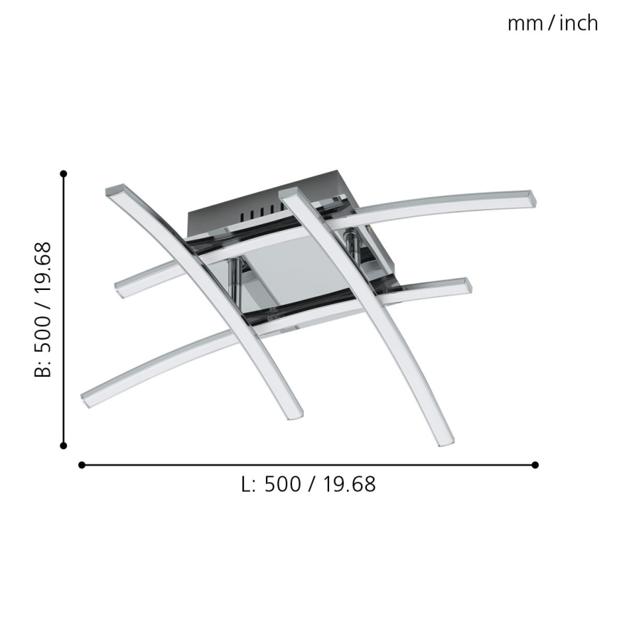 Eglo - Candelabro integrado LED 4xLED/5W/230V