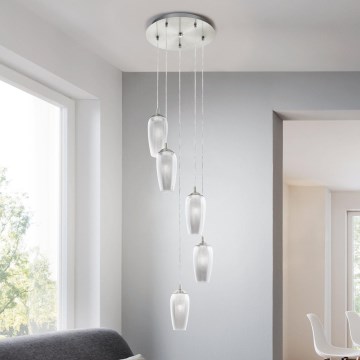 Eglo 96345 - Candelabro num fio LED FARSALA 5xG9/2,5W/230V