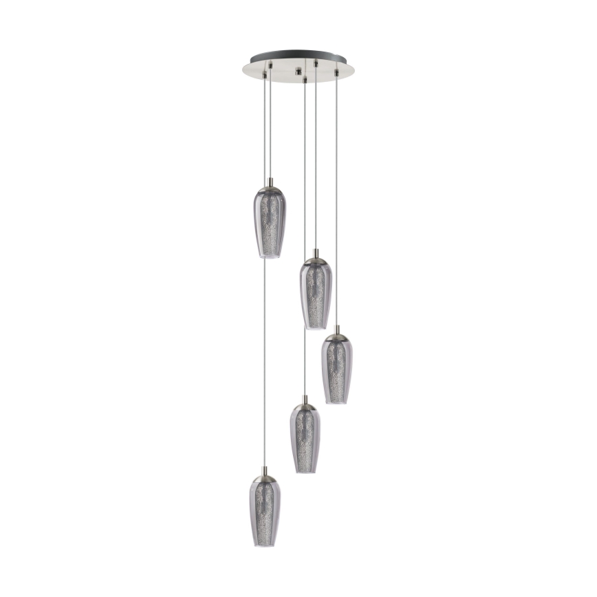 Eglo 96345 - Candelabro num fio LED FARSALA 5xG9/2,5W/230V