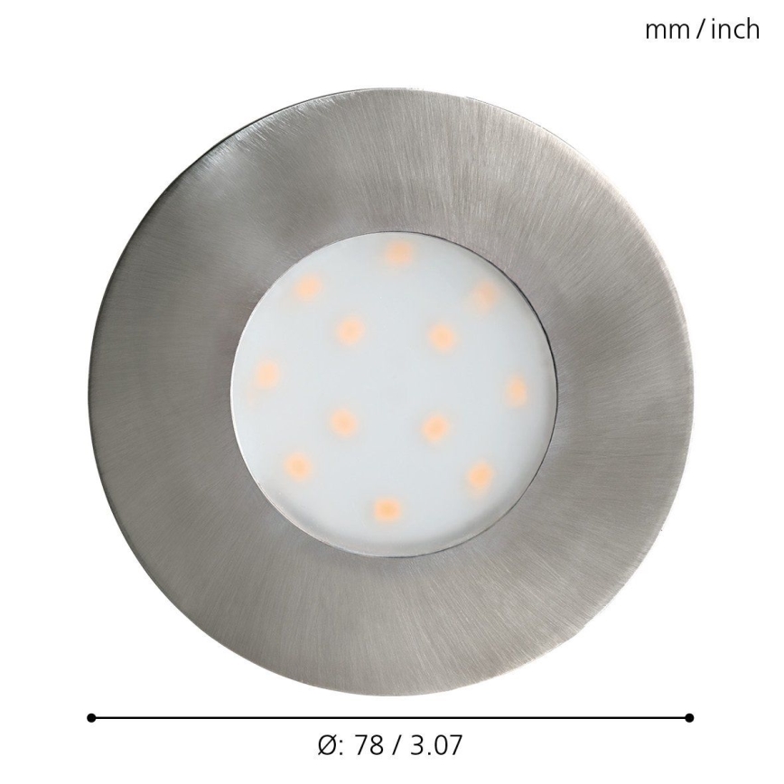 Eglo - Foco de encastrar exterior LED LED/4,9W IP44