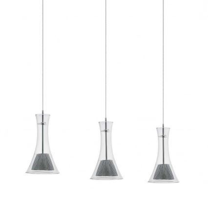 Eglo 96419 - Iluminação suspensa LED com regulação MUSERO 1 3xLED/5,4W/230V