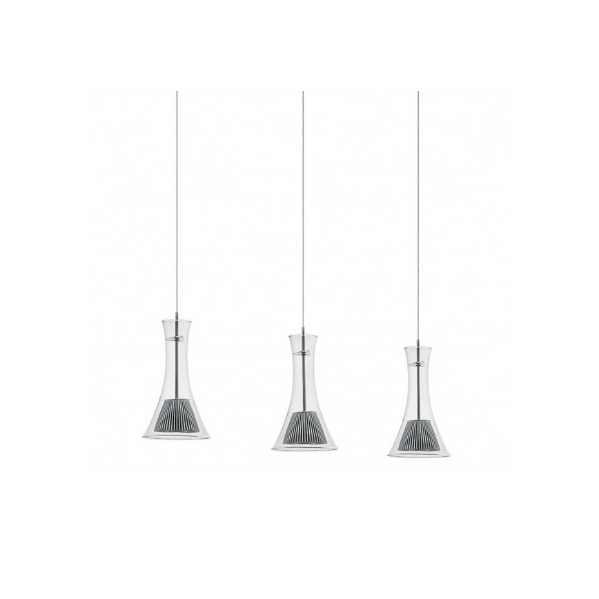 Eglo 96419 - Iluminação suspensa LED com regulação MUSERO 1 3xLED/5,4W/230V