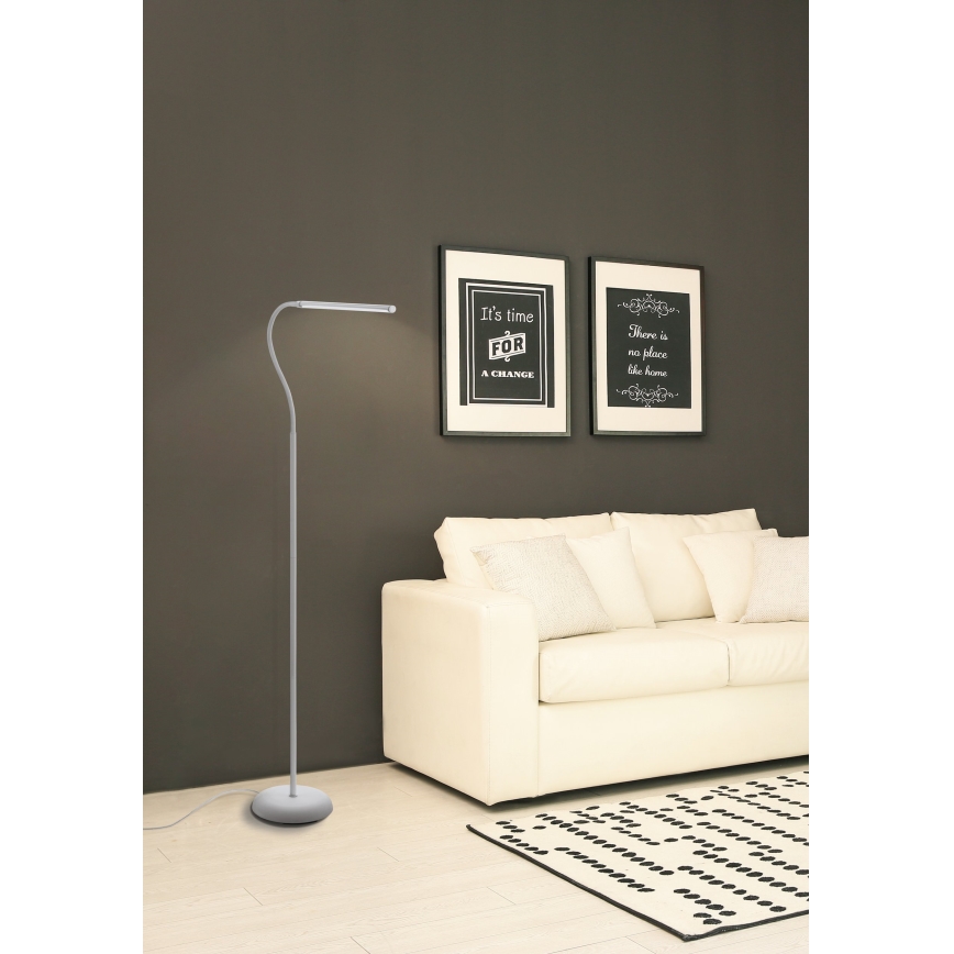 Eglo - Candeeiro de chão LED táctil com regulação LED/4,5W/230V