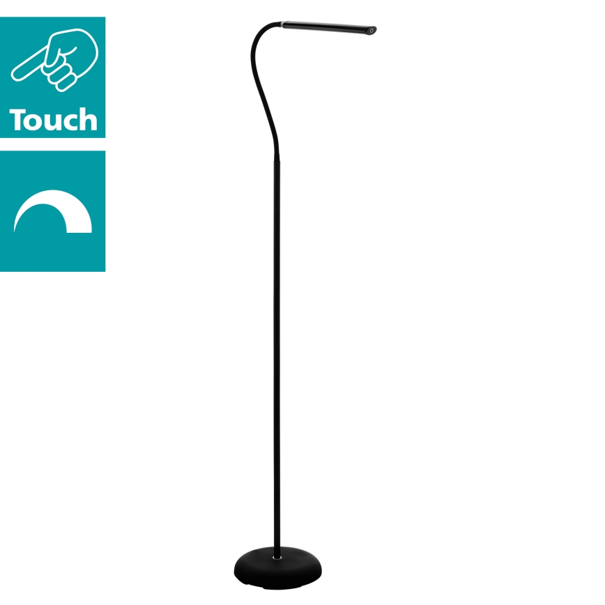 Eglo - Candeeiro de chão LED táctil com regulação LED/4,5W/230V