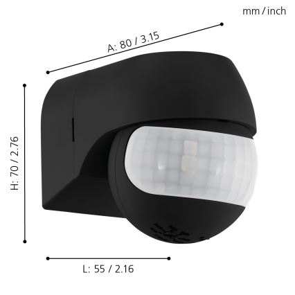 Eglo - Sensor exterior IP44