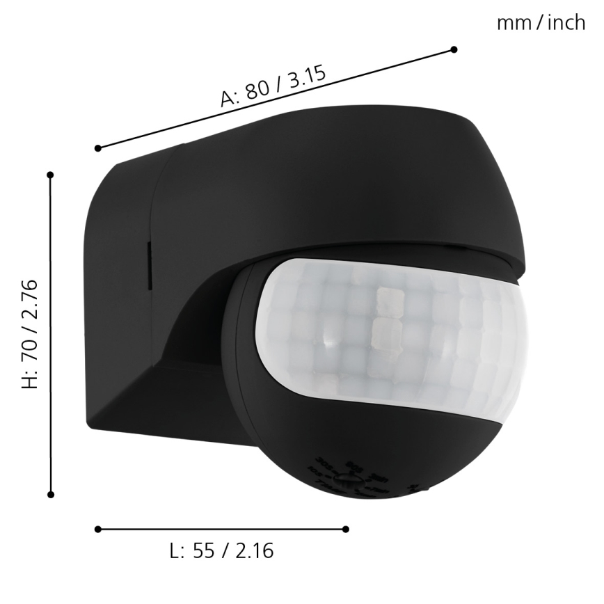 Eglo - Sensor exterior IP44