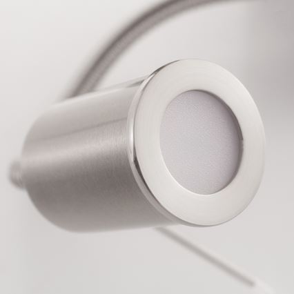 Eglo - LED Flexível iluminação 1xE27/40W+LED/3,8W taupe
