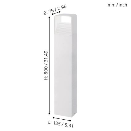Eglo 96499 - Candeeiro LED de exterior DONINNI 1xLED/5W/230V IP44