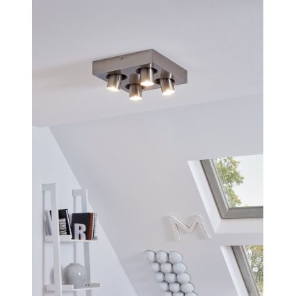 Eglo 96608 - Foco de teto LED ROBLEDO 1 4xGU10/5W/230V